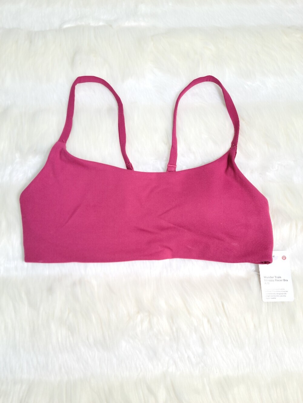 Lululemon Wunder Train Strappy Racer Bra Size XL 12 C/D Cup NEW